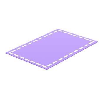 М'яка підлога для басейну Прямокутник  KIDIGO