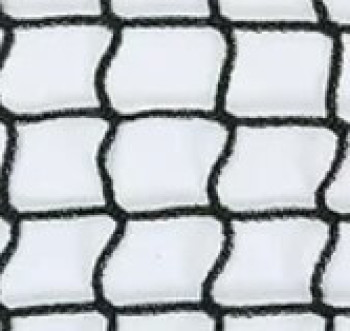 Сітка для тенісу чорно-біла. Вічко - 4,5 см. Діаметр шнура - 3,0 мм 