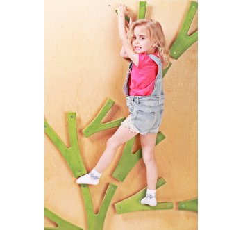 Детский скалодром Невероятные веточки на каркасе KIDIGO