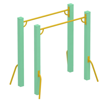 Брусья деревянные KIDIGO