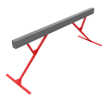 Бревно гимнастическое напольное KIDIGO