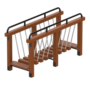 Мост на цепях Шаг KIDIGO