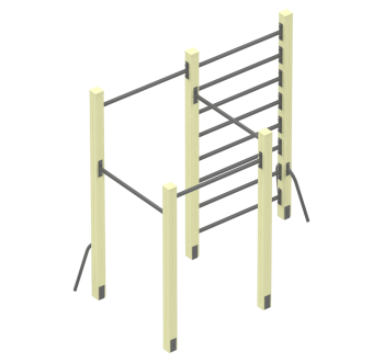 Турник и шведская стенка KIDIGO