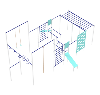 Спортивный комплекс WorkOut 3 KIDIGO