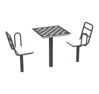 Шахматный стол со спинкой KIDIGO