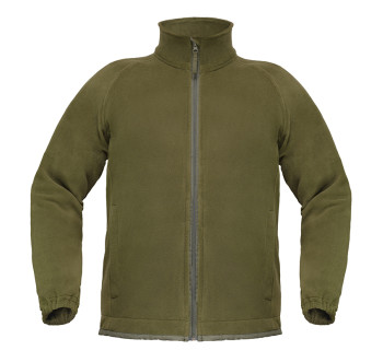 Флисовая куртка на молнии (оливковая)