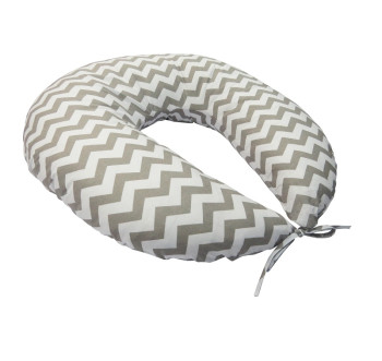 Подушка для кормления Зигзаг (с наволочкой) KIDIGO