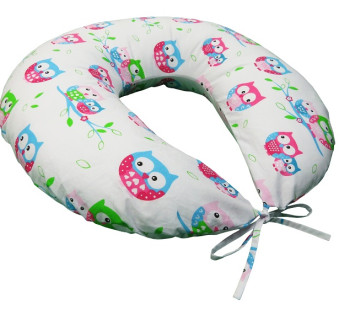 Подушка для кормления Сова (с наволочкой) KIDIGO