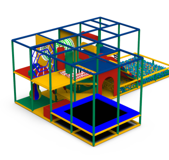 Детский игровой лабиринт Остров KIDIGO