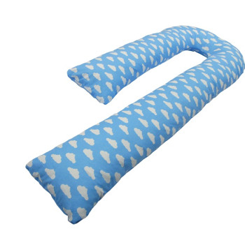 Подушка для беременных J подобная Облака (с наволочкой) KIDIGO