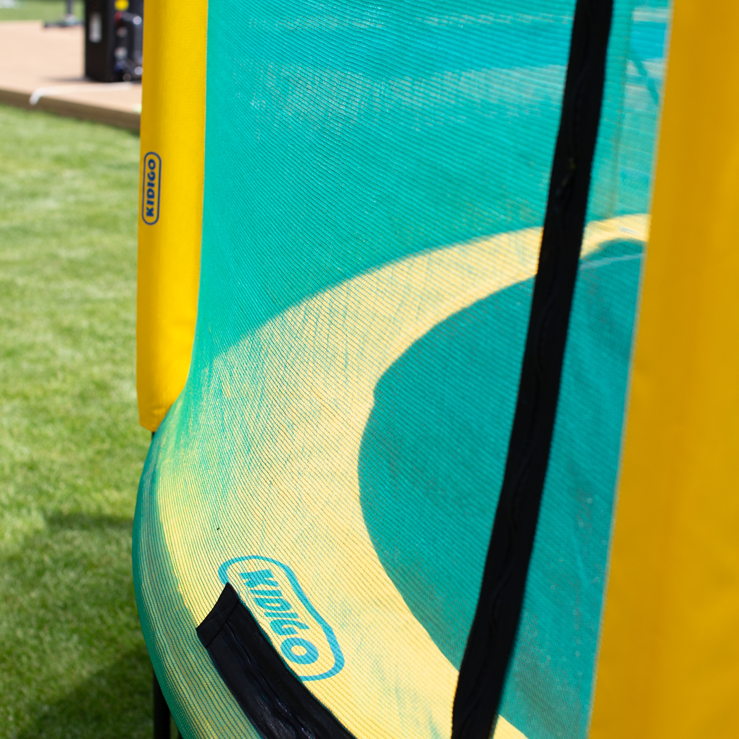 Батут с сеткой KIDIGO Premium 244 (green-green)