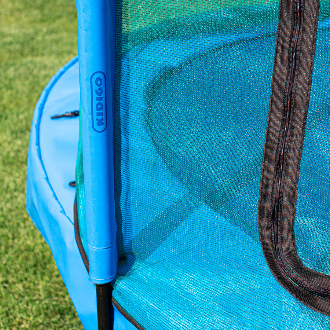 Батут с сеткой KIDIGO Premium 244 (green-green)