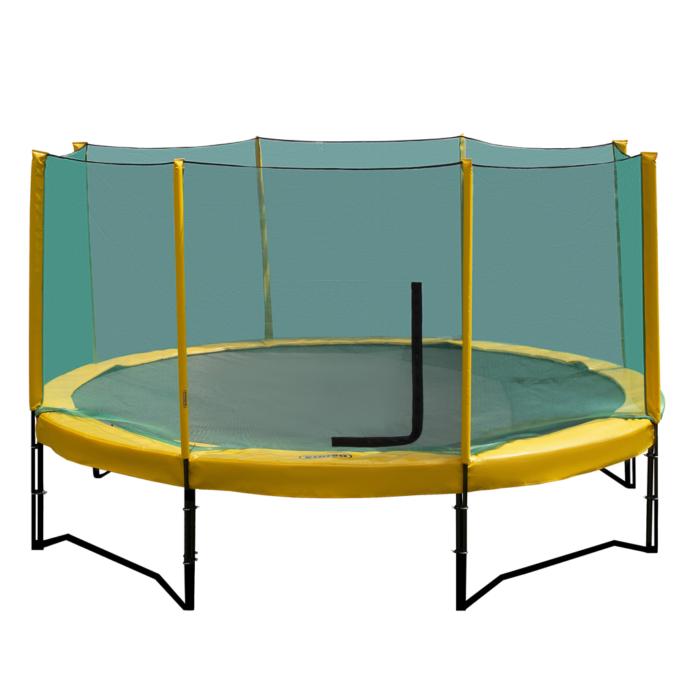 Батут с сеткой KIDIGO Premium 457 (green-green)