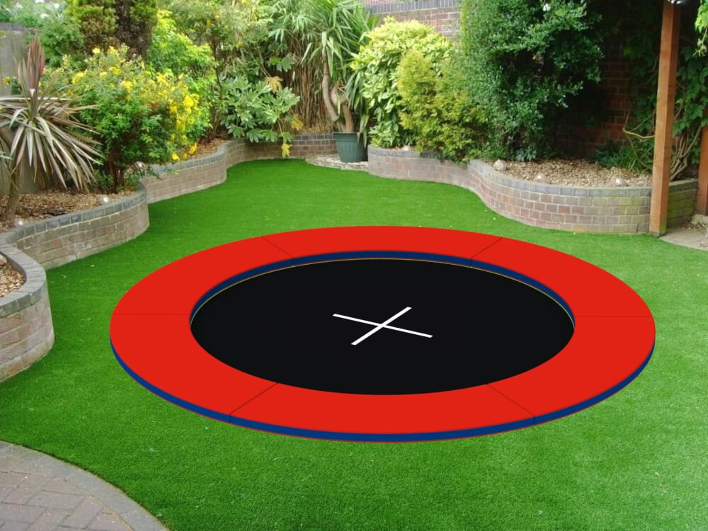 Грунтовий батут Circle 2,4х2,4 KIDIGO