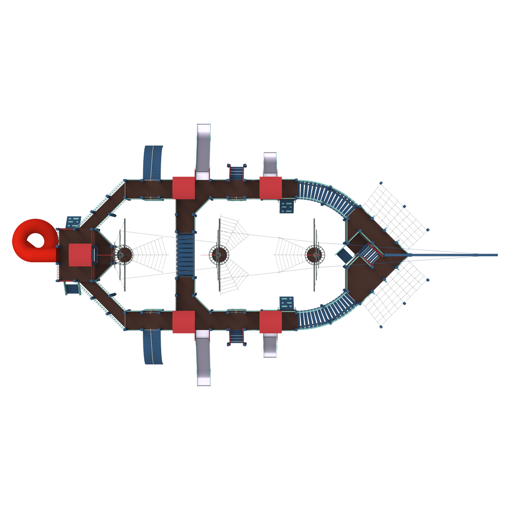 Детский комплекс Фрегат большой KIDIGO