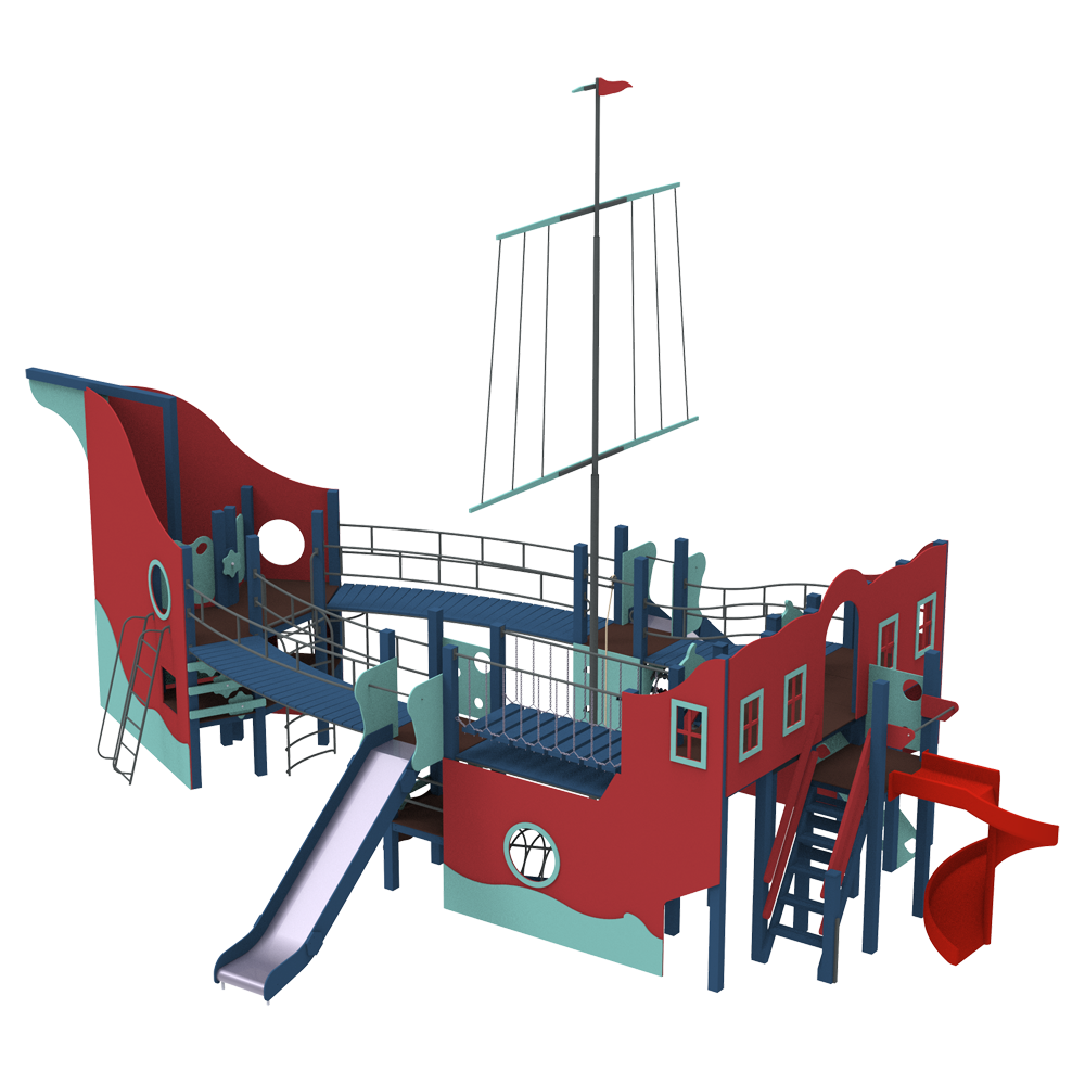 Playground Pirates (slide height 1,5 m)