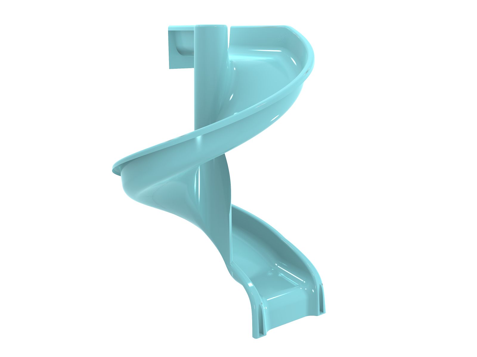 Стеклопластиковая горка «Спираль», h-2 м