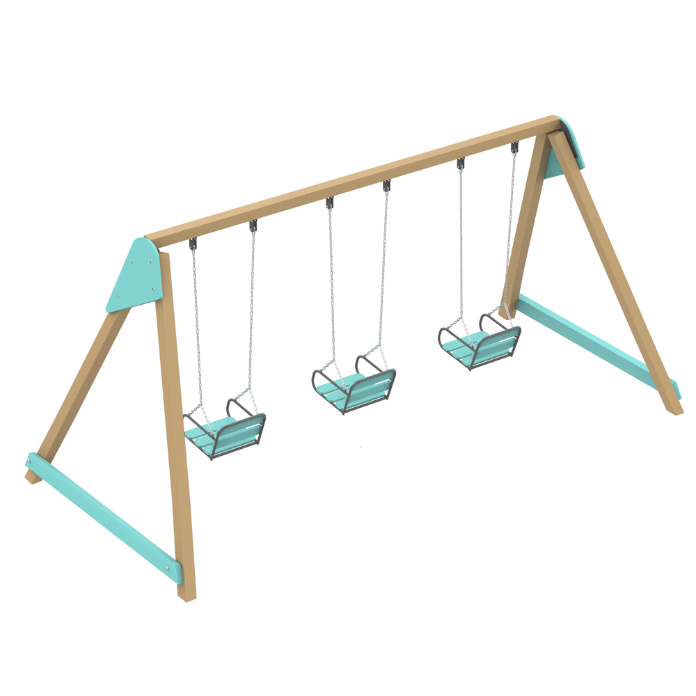 Качели Villa Wood Triple KIDIGO