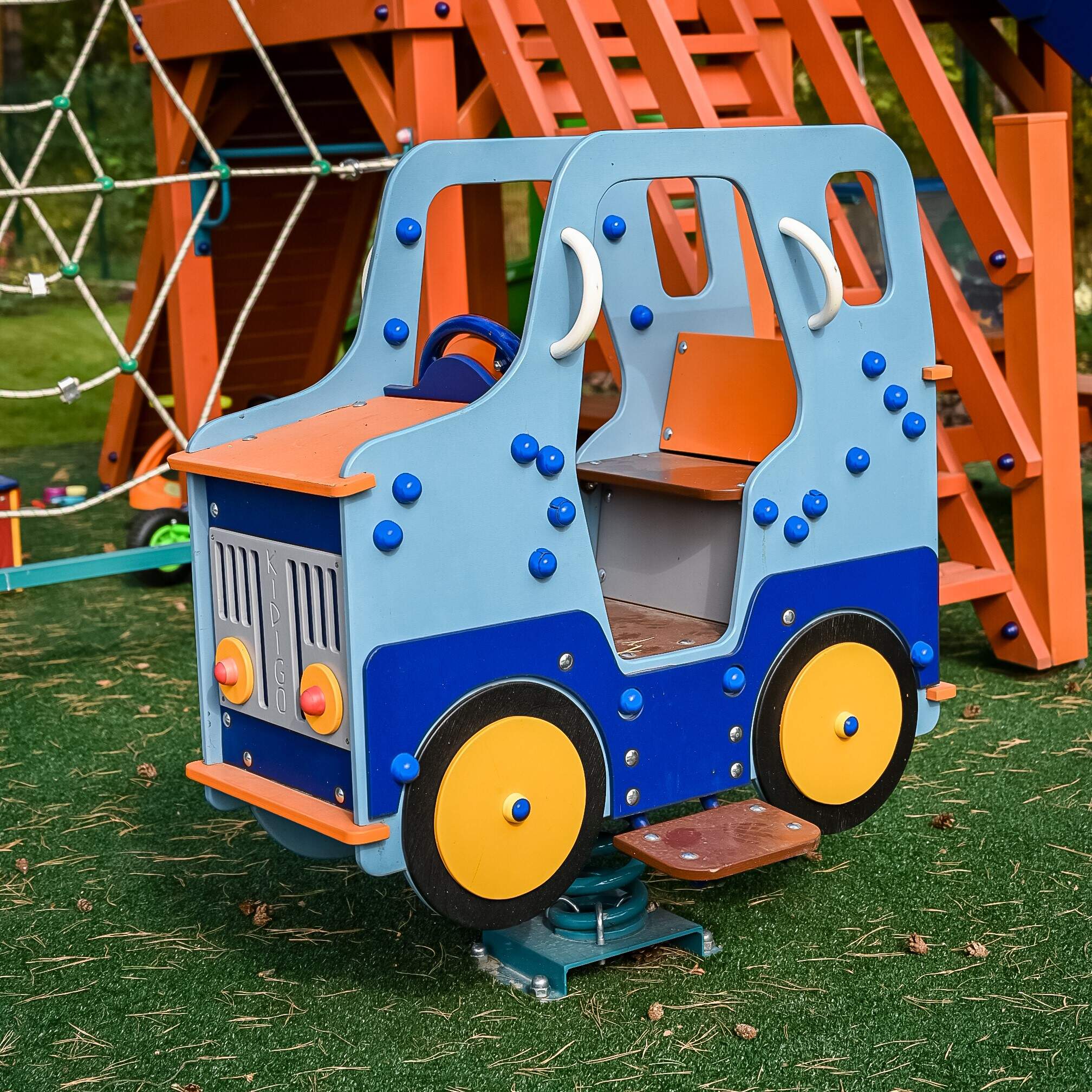 Качели на пружине Джип KIDIGO