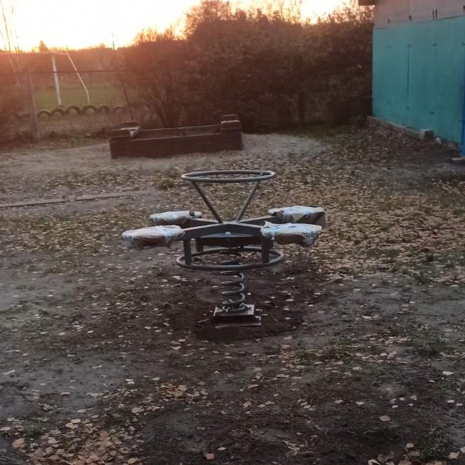 Качели на пружине Карусель KIDIGO