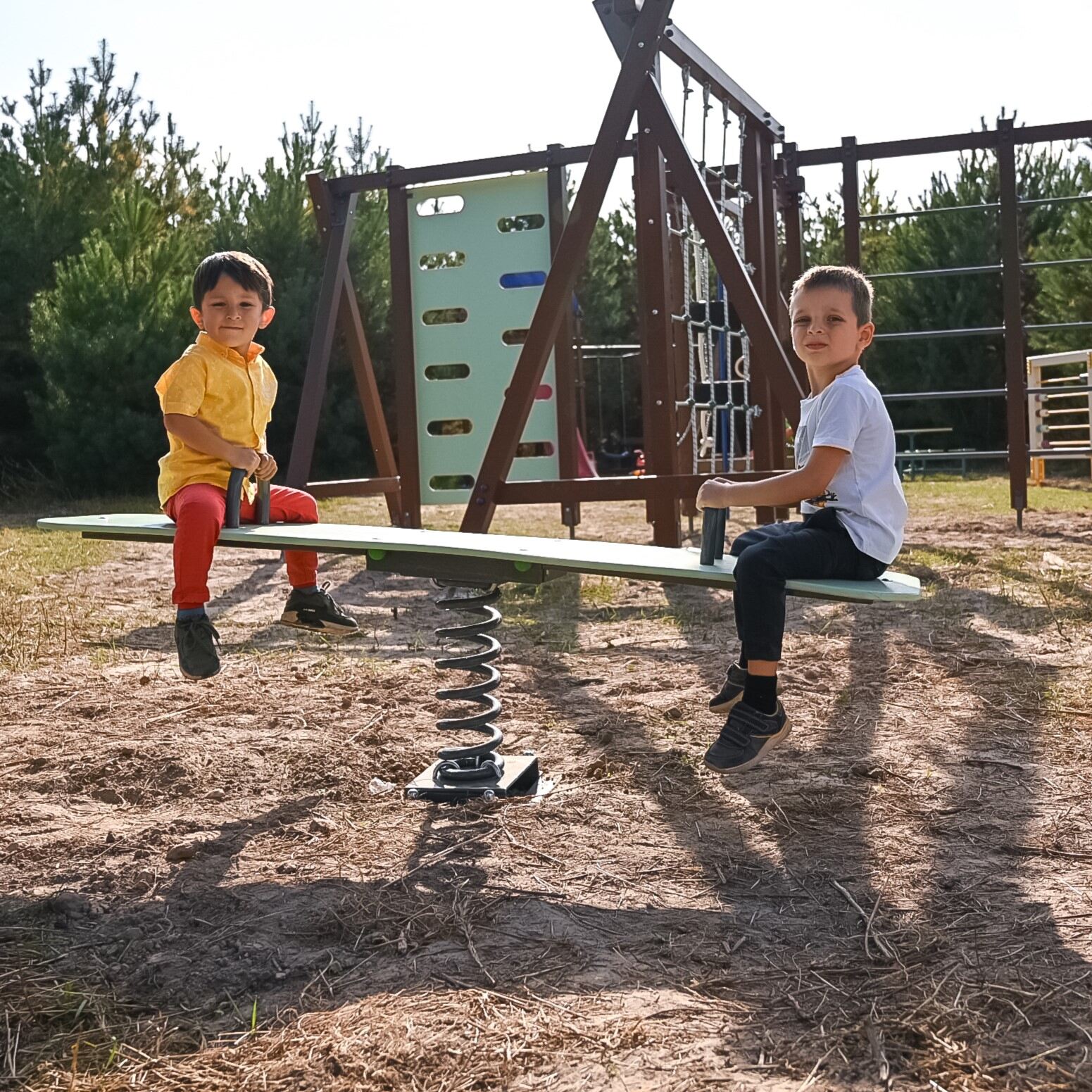 Качели на пружине Сноуборд KIDIGO