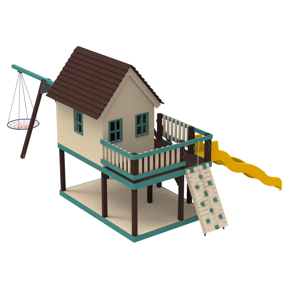 Playground House of Princess (slide height 1,5 m)
