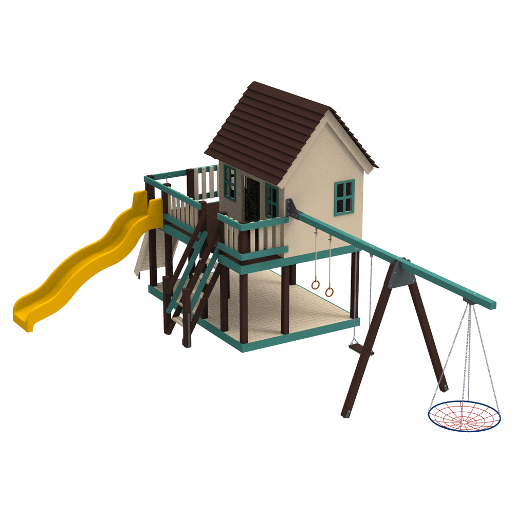 Playground House of Princess (slide height 1,5 m)
