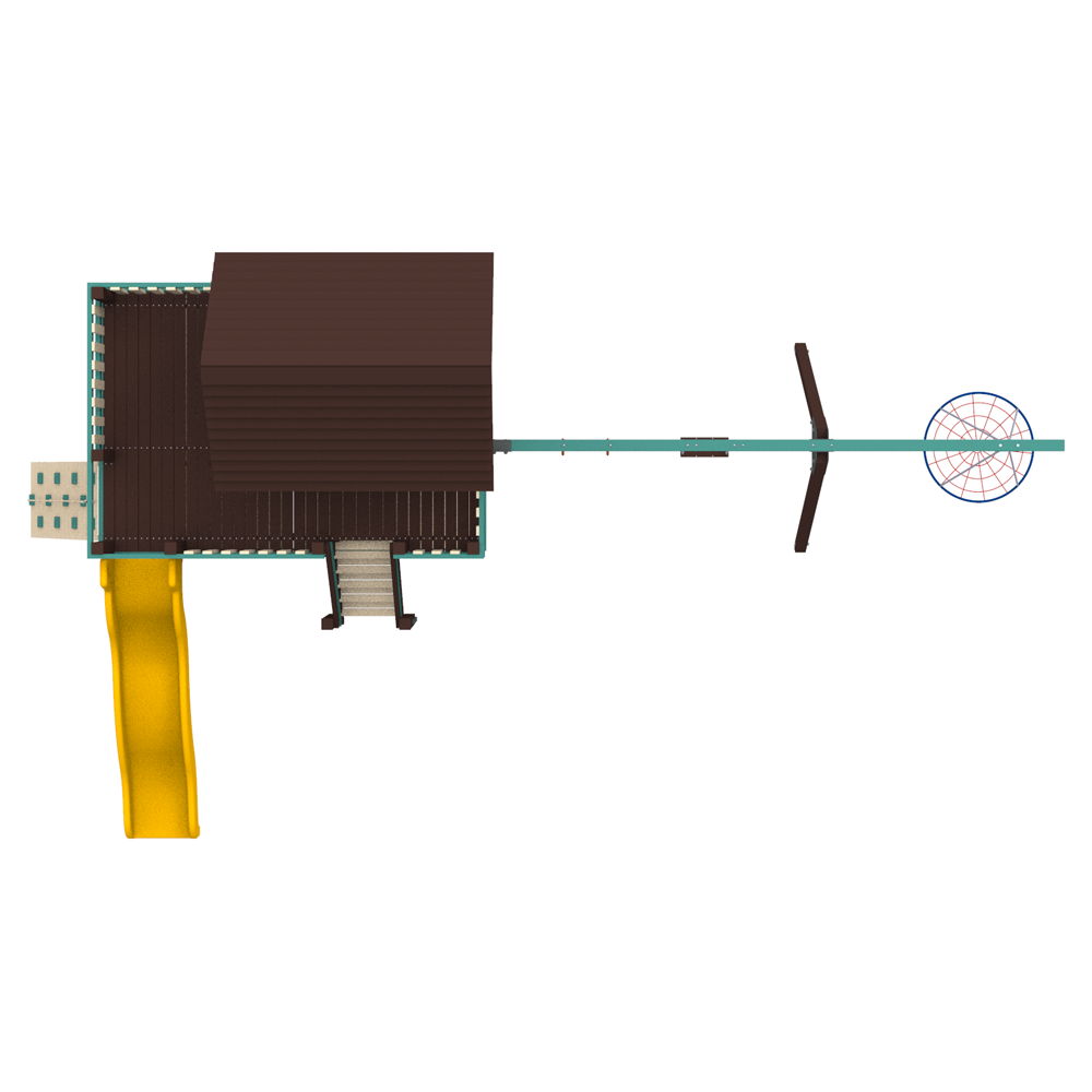 Playground House of Princess (slide height 1,5 m)