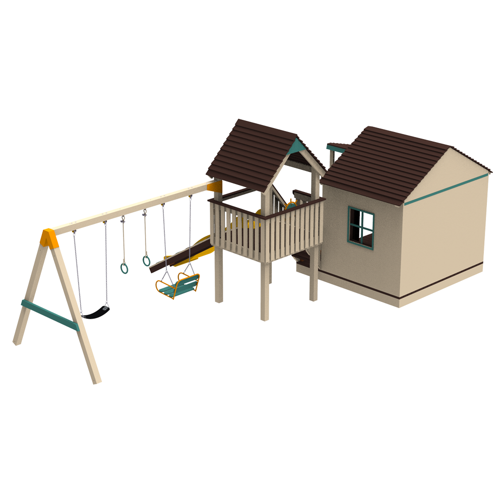 Playground Home Play (slide height 1,2 m)