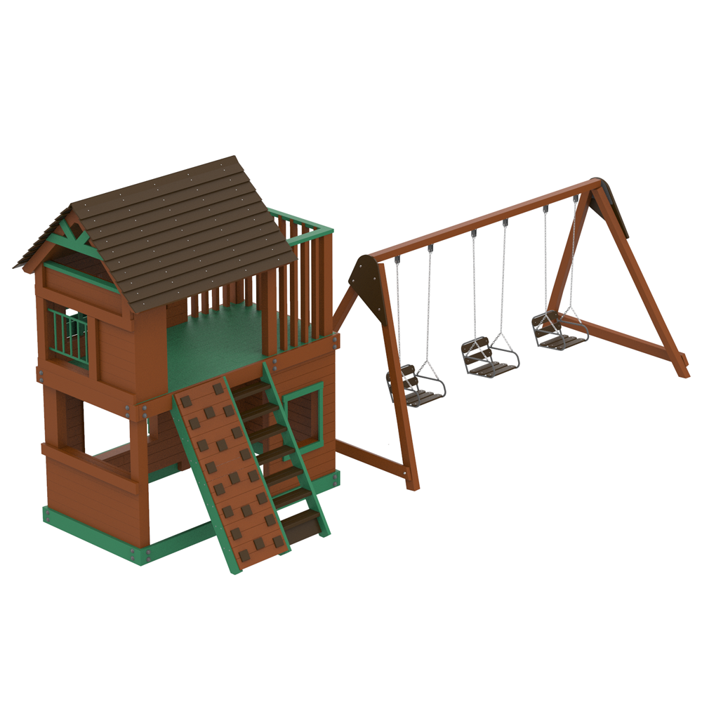 Детский комплекс Kantri с качелями KIDIGO