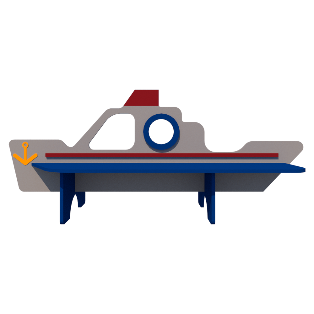 Детская скамейка Кораблик KIDIGO