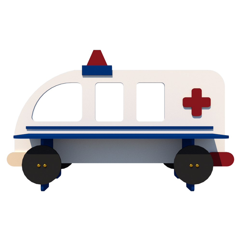 Детская скамейка Скорая помощь KIDIGO