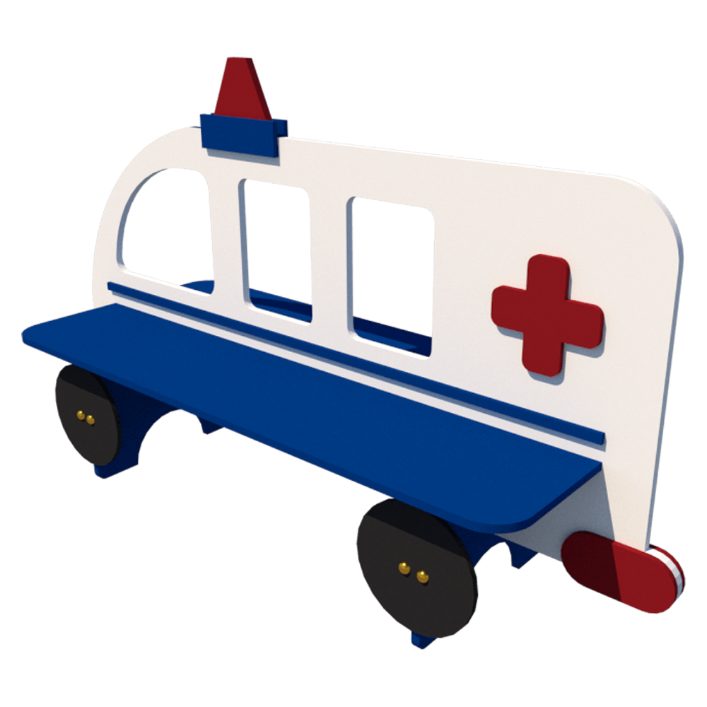 Детская скамейка Скорая помощь KIDIGO