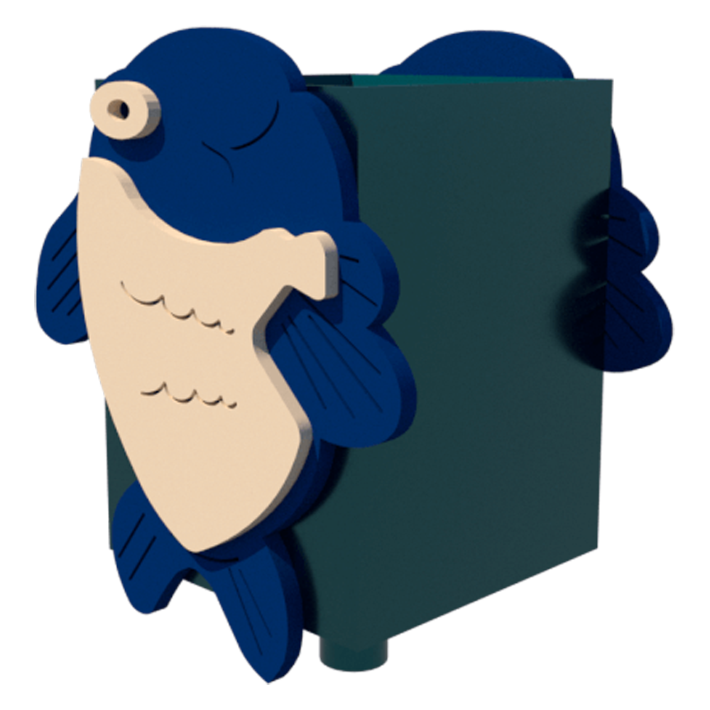 Дитячий смітник Рибка KIDIGO