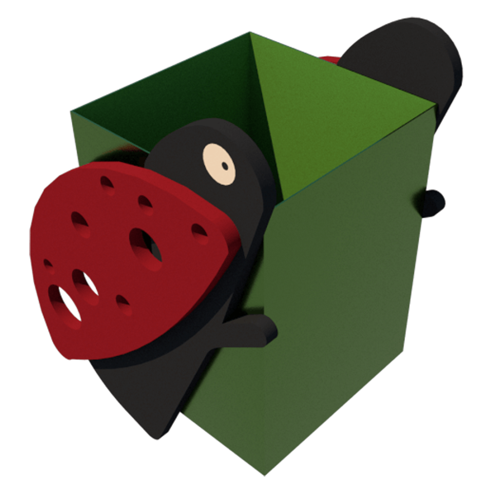 Детский мусорник Божья коровка KIDIGO