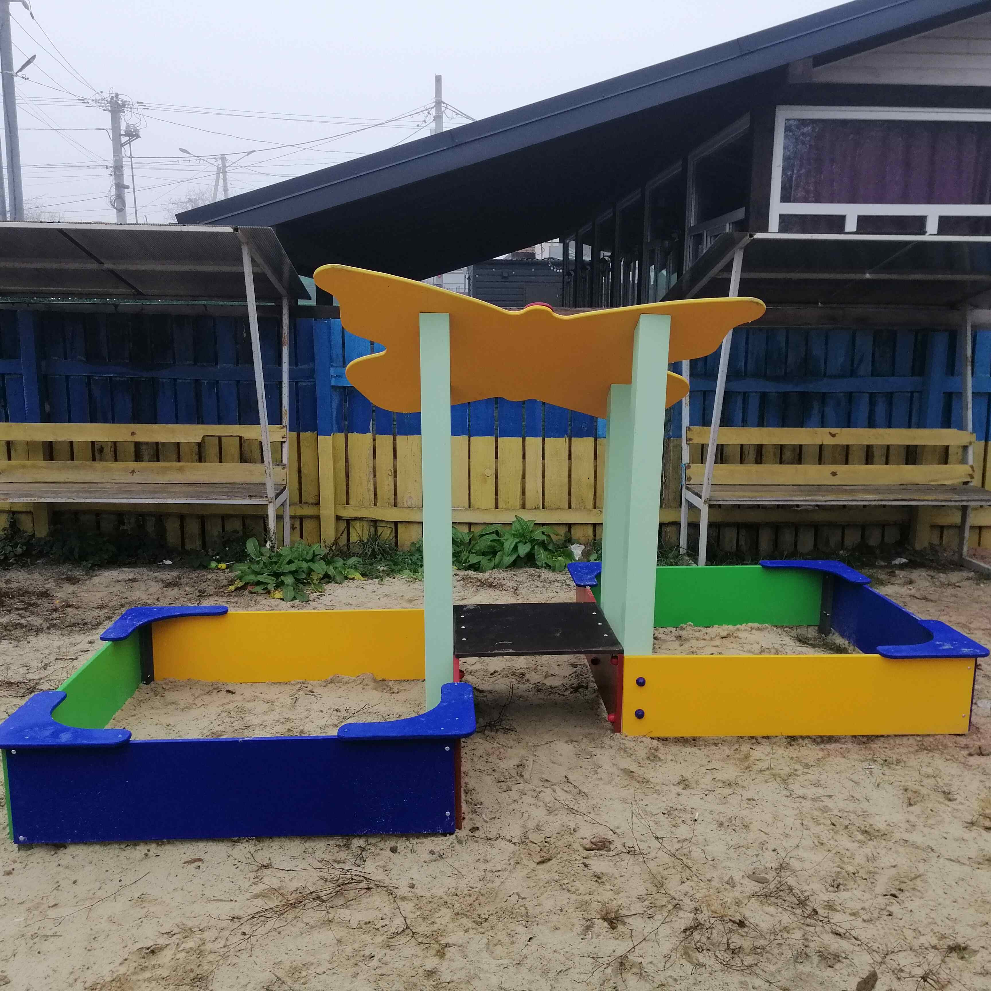 Песочница двойная Бабочка KIDIGO