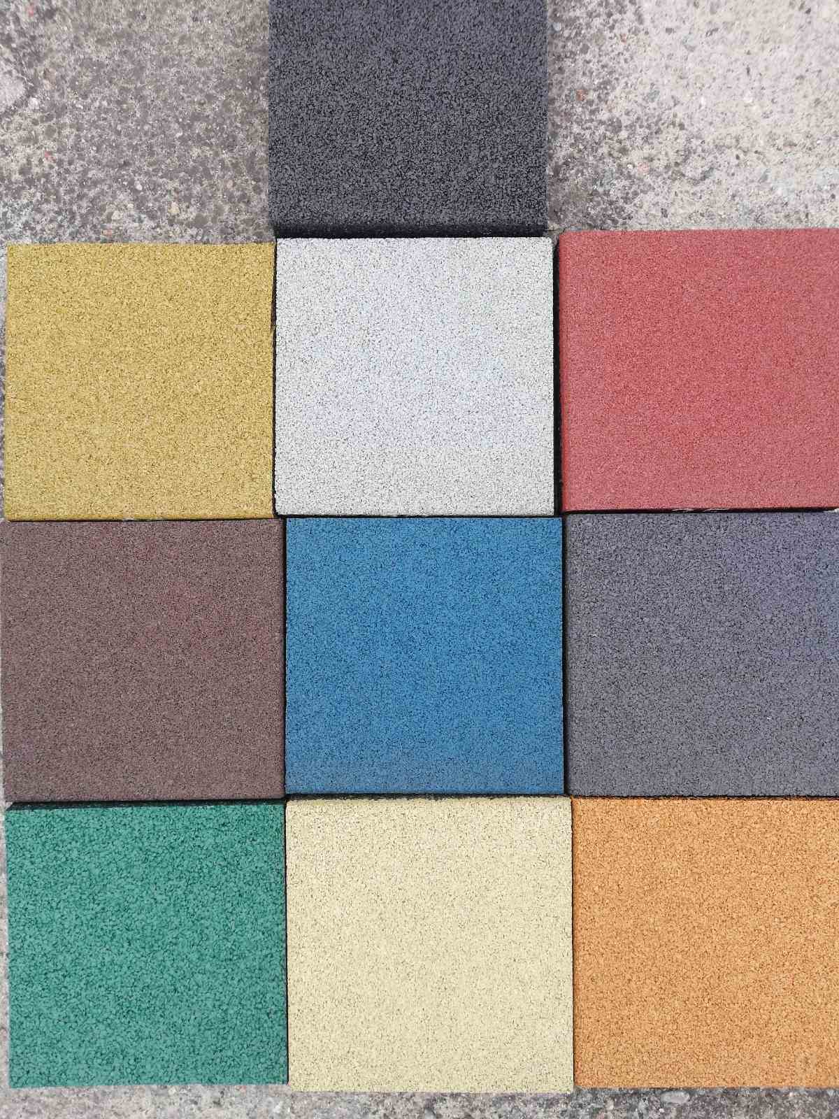 Резиновое покрытие Eco Standard 500х500х20