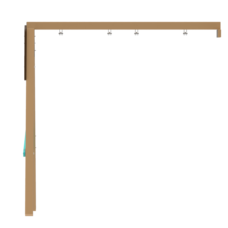 Приставна гойдалка Авалон з дерева