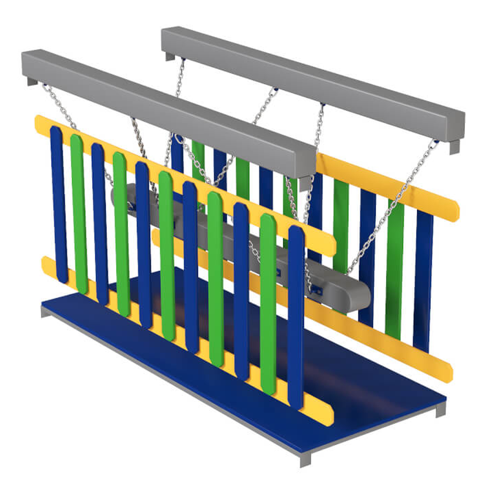 Мостик с бревном