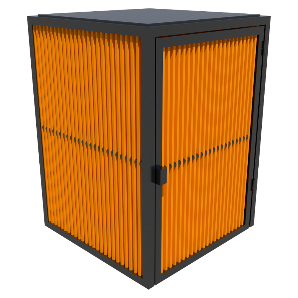 Пергола на 1 контейнер закрыта KIDIGO