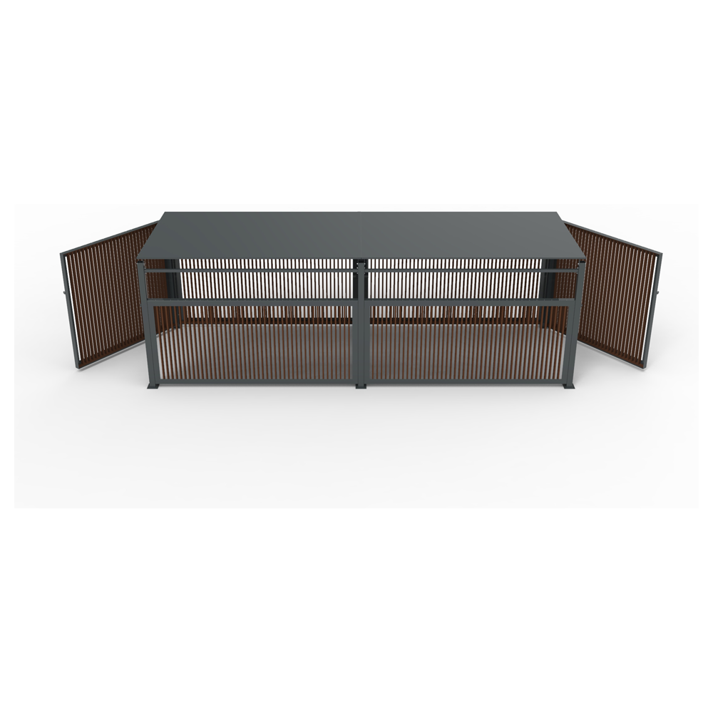 Пергола длинная для контейнера с дверью KIDIGO