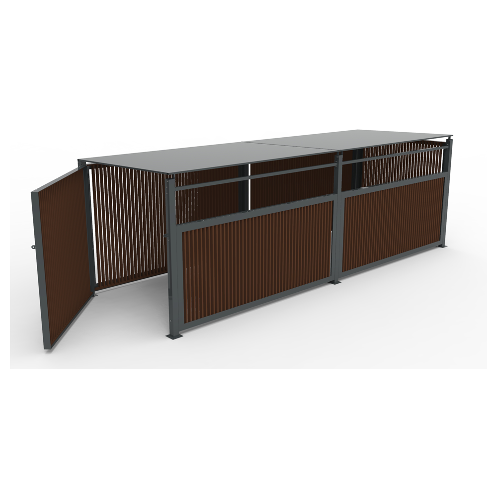 Пергола длинная для контейнера с дверью KIDIGO