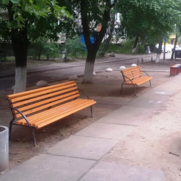 Скамейка Гламур с перилами KIDIGO