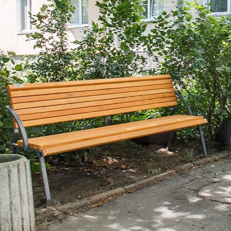 Скамейка Гламур с перилами KIDIGO