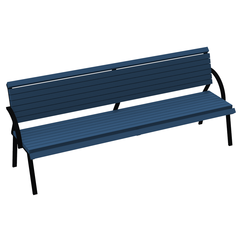 Скамейка Гламур с перилами KIDIGO