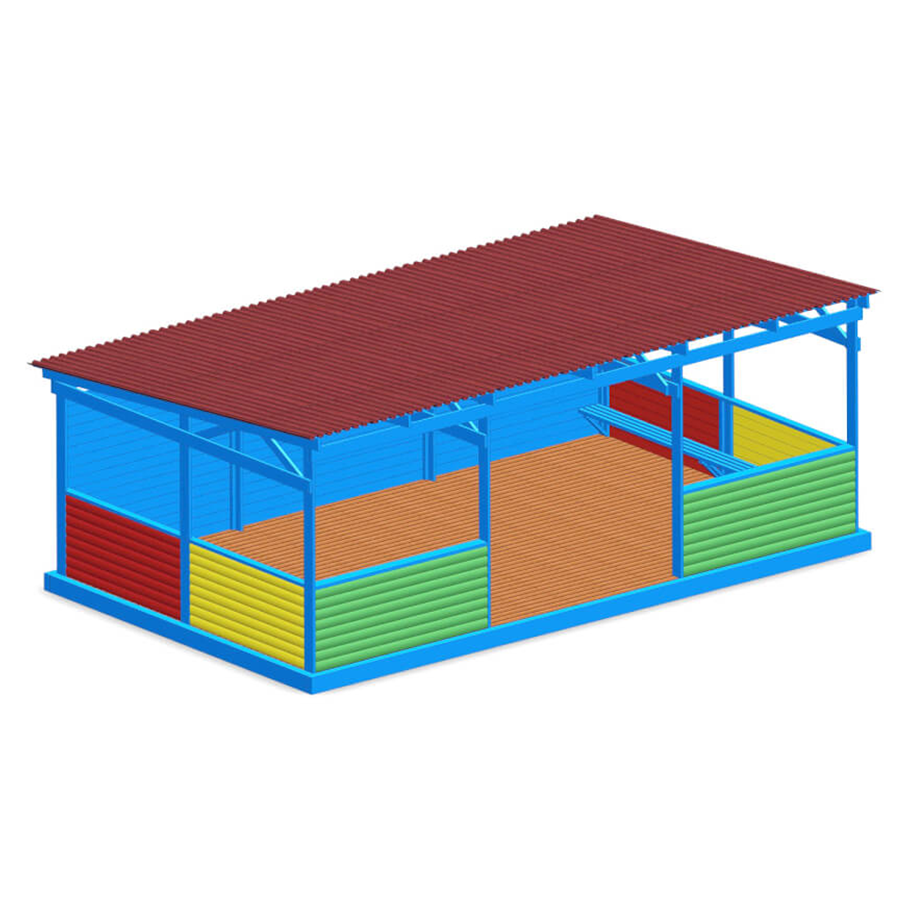 Навес для садиков 5х8 м KIDIGO