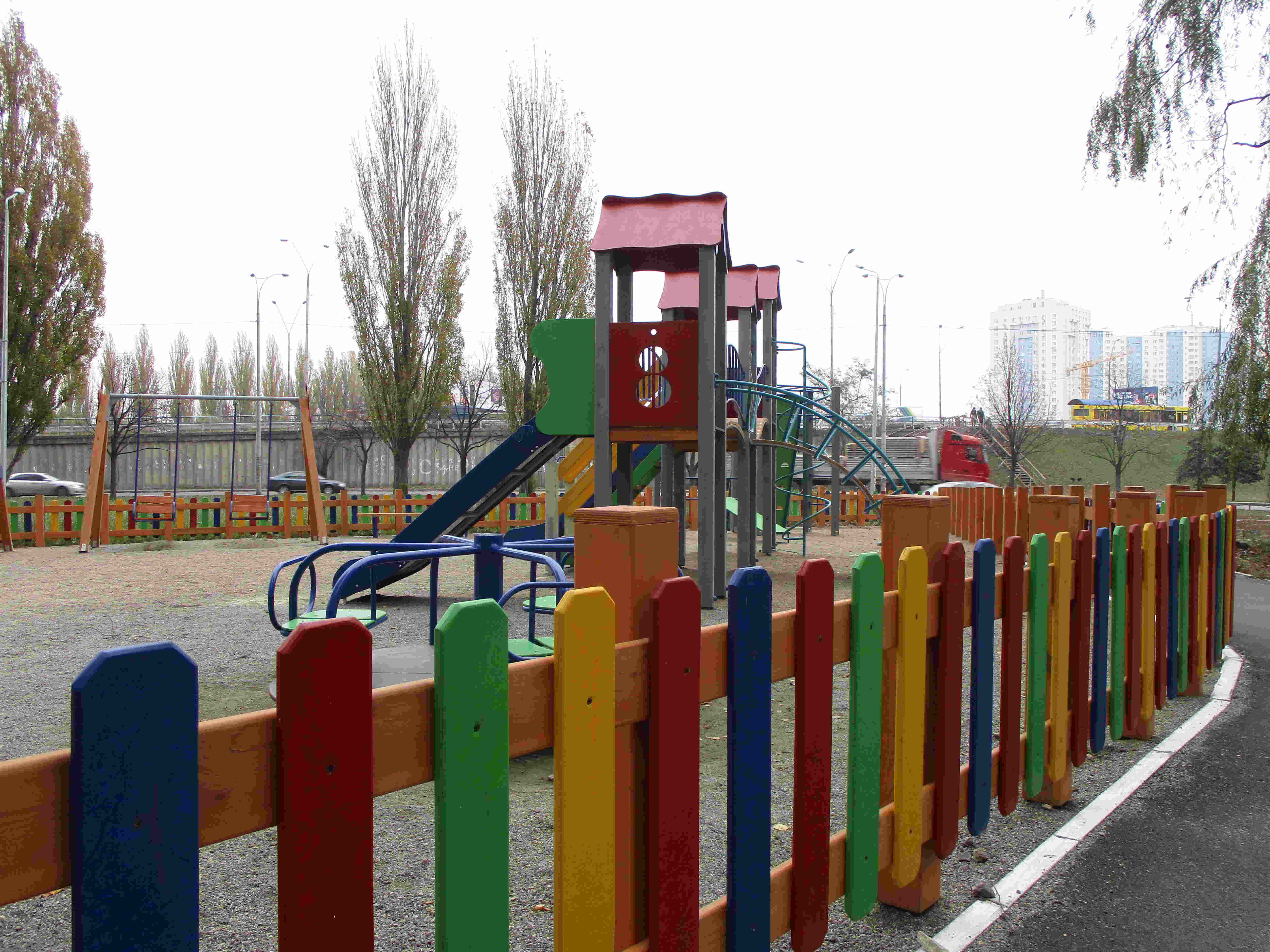 Ограждение деревянное VMOD002 (без столба) KIDIGO