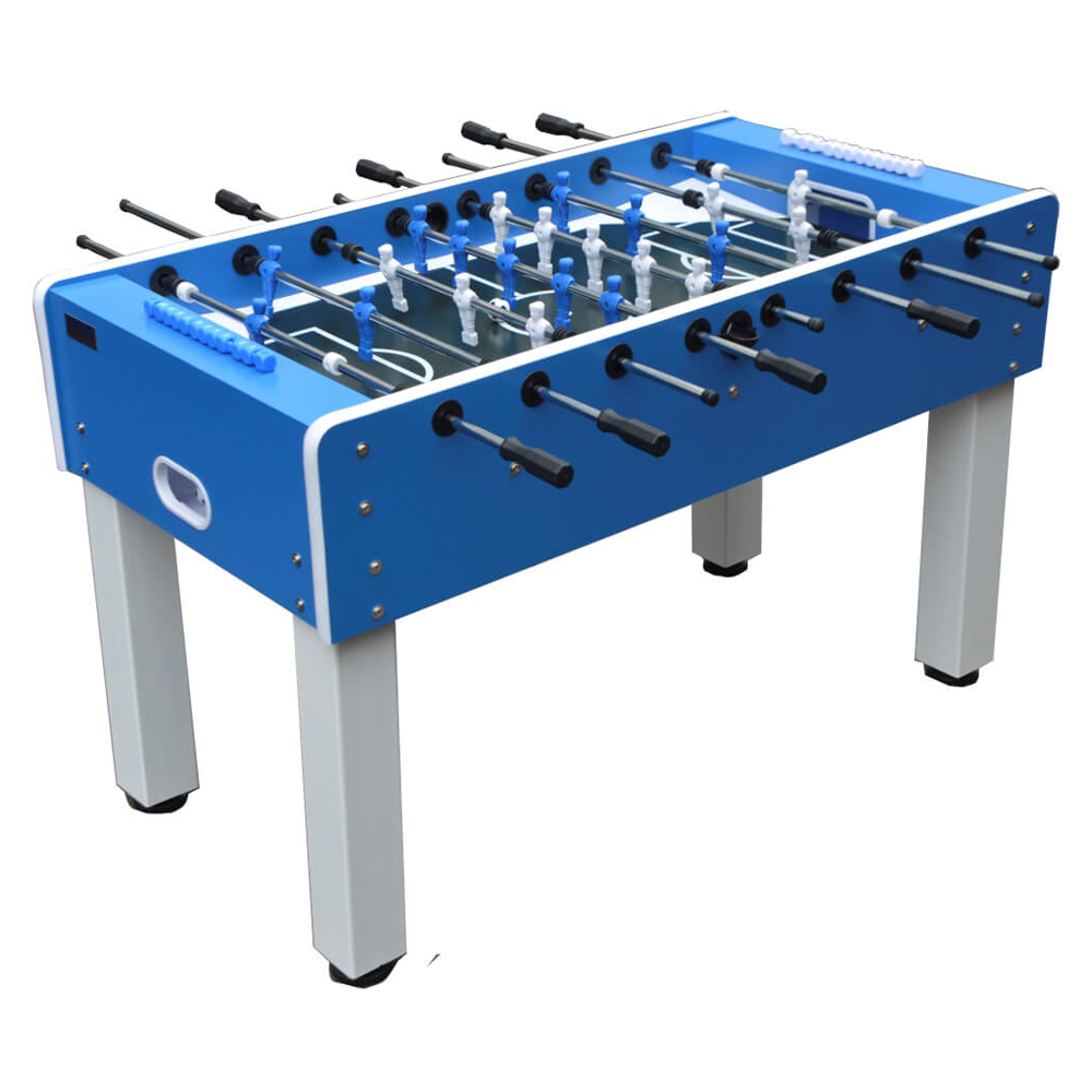 Настольный футбол Street (141х74х88 см/синий цвет/металлические ноги/защита от воды и солнца)