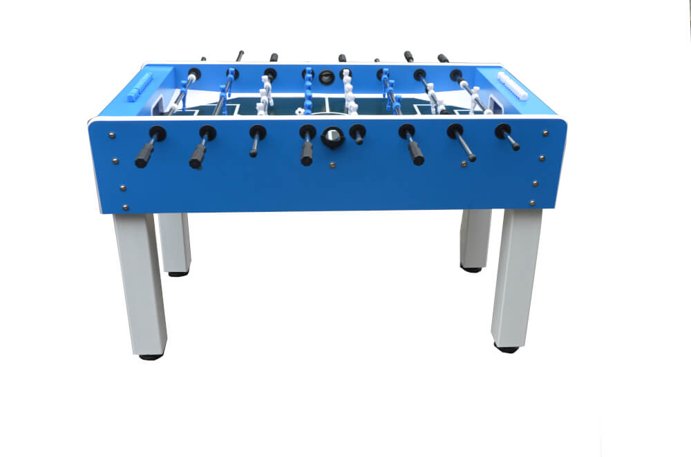 Настольный футбол Street (141х74х88 см/синий цвет/металлические ноги/защита от воды и солнца)