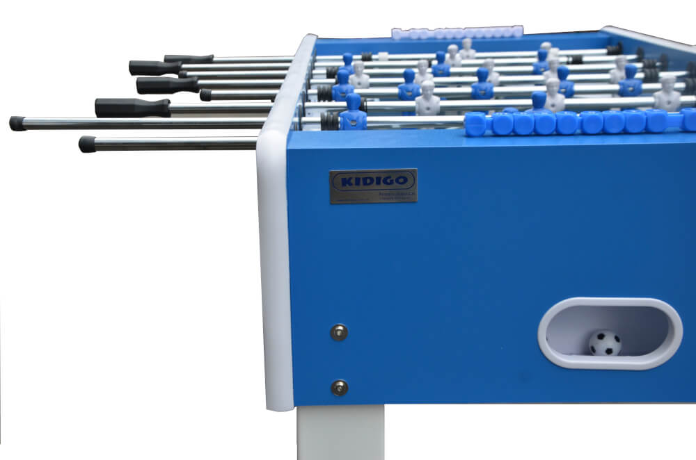 Настольный футбол Street (141х74х88 см/синий цвет/металлические ноги/защита от воды и солнца)